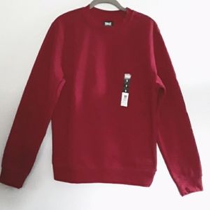 NWT Everlast Sport, sweatshirt, crewneck, long sleeves, Cranberry red, Sz S